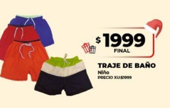 Supermayorista Vital Traja de Baño Niño oferta