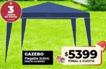 Supermayorista Vital Gazebo Plegable 3x3mt oferta
