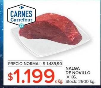 Carrefour Nalga de novillo oferta