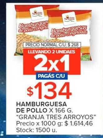 Carrefour Market Hamburguesa de pollo oferta