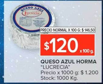 Carrefour Market Queso azul horma oferta
