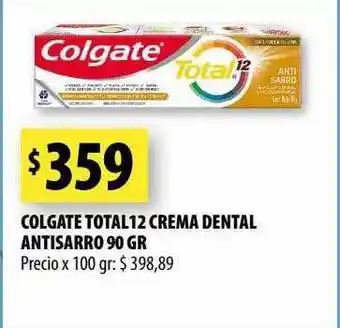 Punto Mayorista Colgate total 12 crema dental antisarro oferta
