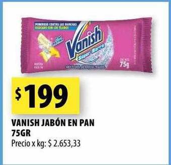 Punto Mayorista Vanish jabón en pan oferta
