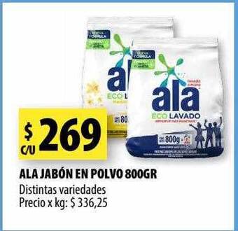 Punto Mayorista Ala jabón en polvo oferta