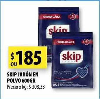 Punto Mayorista Skip jabón en polvo oferta