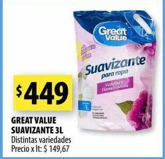 Punto Mayorista Great value suavizante oferta