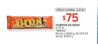 Carrefour Market Turrón de maní oferta