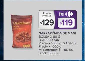Carrefour Market Garrapiñada de maní bolsa oferta