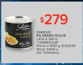 Carrefour Market Choclo en grano dulce oferta