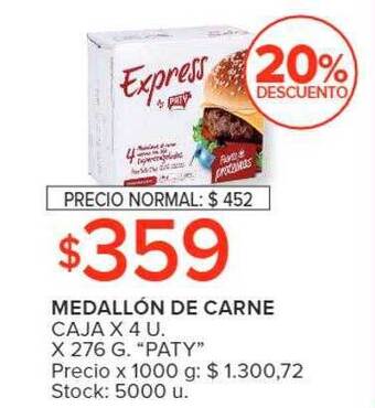 Carrefour Market Medallón de carne oferta