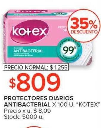 Carrefour Market Protectores diarios antibacterial oferta