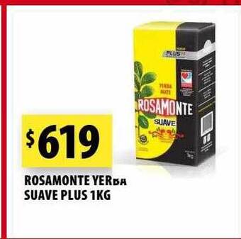 Punto Mayorista Rosamonte yerba suave plus oferta