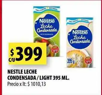 Nestle leche condensada light