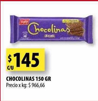 Punto Mayorista Chocolinas 150 gr oferta