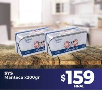Supermayorista Vital Sys manteca oferta