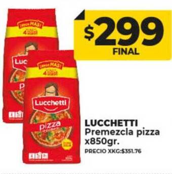 Supermayorista Vital Lucchetti premezcla pizza oferta