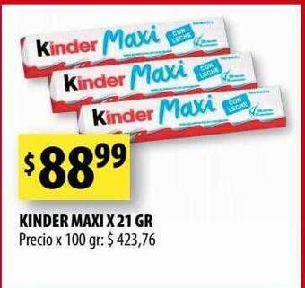 Punto Mayorista Kinder maxi oferta