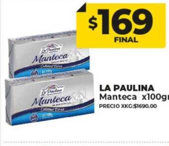 Supermayorista Vital La paulina manteca oferta