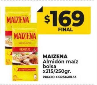 Supermayorista Vital Maizena almidón maiz bolsa oferta