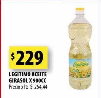 Punto Mayorista Legitimo aceite girasol oferta