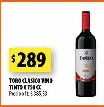 Punto Mayorista Toro clásico vino tinto oferta