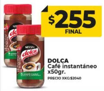 Supermayorista Vital Dolca café instantáneo oferta