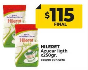 Supermayorista Vital Hileret azucar light oferta