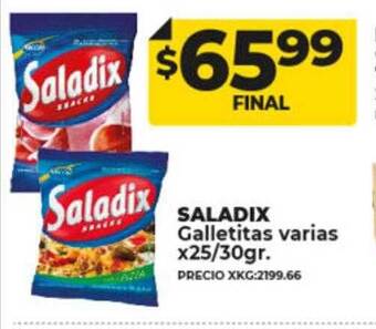 Supermayorista Vital Saladix galletitas varias oferta