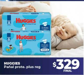 Supermayorista Vital Huggies pañal prote. plus reg oferta