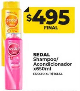 Supermayorista Vital Sedal shampoo acondicionador oferta