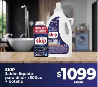 Supermayorista Vital Skip jabón líquido para diluir + botella oferta