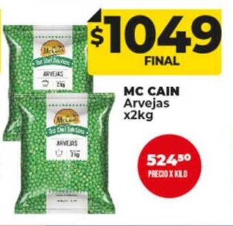 Supermayorista Vital Mc cain arvejas oferta