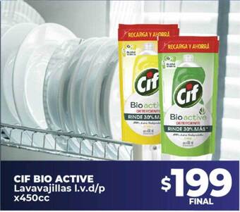Supermayorista Vital Cif bio active lavavajillas oferta