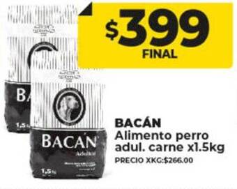 Supermayorista Vital Bacán alimento perro adul carne oferta