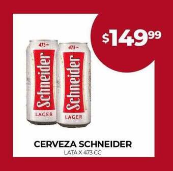 Supermercados Tadicor Cerveza schneider oferta