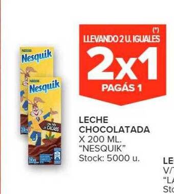 Carrefour Leche chocolatada oferta