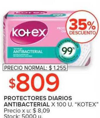 Carrefour Protectores diarios antibacterial oferta