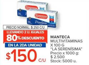 Carrefour Manteca multivitaminas oferta