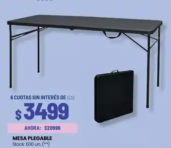 Walmart Mesa plegable oferta