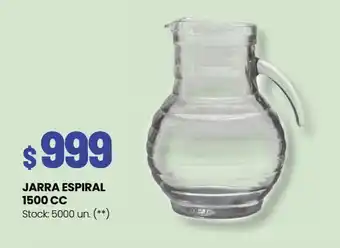Jarra espiral 1500 cc