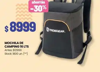 Walmart Mochila de camping 16 lt oferta