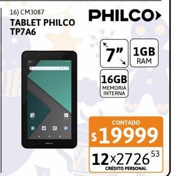 Cetrogar Tablet philco oferta