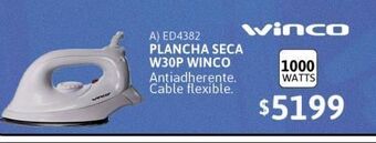 Cetrogar Plancha seca w30p winco oferta
