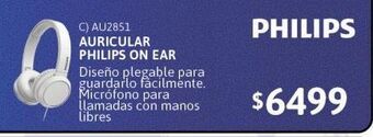 Cetrogar Auriculares philips on ear oferta