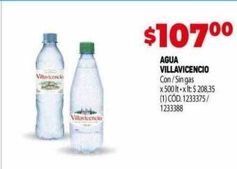 Makro Agua villavicencio oferta