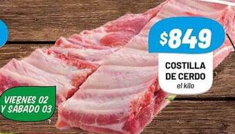 Almacor Costilla de cerdo oferta