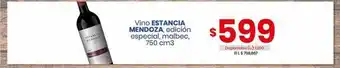 Cooperativa Obrera Vino estancia mendoza edición especial malbec oferta