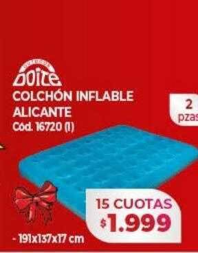 Naldo Lombardi Colchón inflable alicante oferta