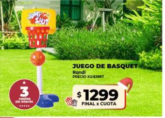 Supermayorista Vital Juego de basquet rondi oferta