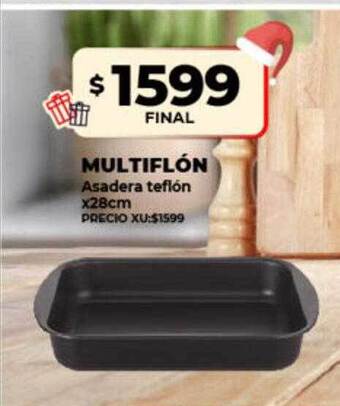 Supermayorista Vital Multiflón asadera teflón oferta